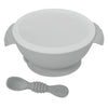 Mess-free baby feeding set with suction base