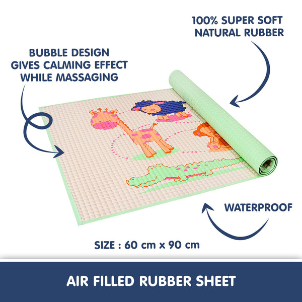 "Baby Air-Filled Rubber Mat, Ideal for Massage and Diaper Changing"