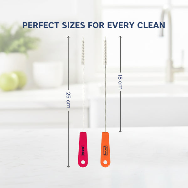 Hopop Easy Straw Cleaning Brush - Pack of 2