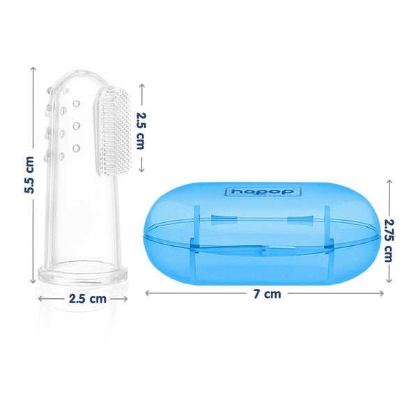 Hopop Baby Finger Tooth Brush With Case