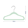 Hopop Non-Slip Velvet Baby Clothes Hangers - Pack of 6
