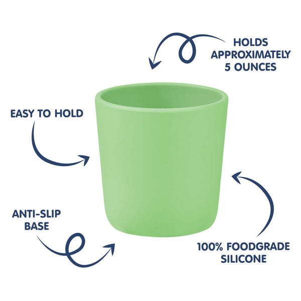 Hopop Silicone Training Cup for Babies and Toddlers - Easy Grip & Spill-Resistant