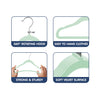Hopop Non-Slip Velvet Baby Clothes Hangers - Pack of 6