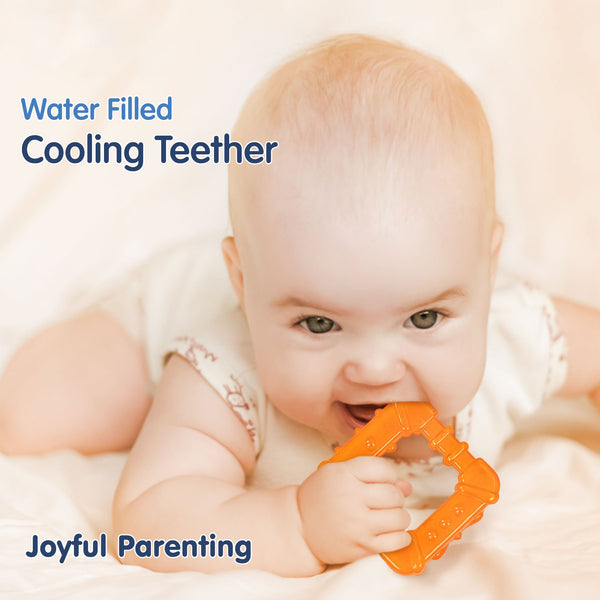 Hopop Multi-Textured, Water-Filled Cooling Teether – Pack of 3