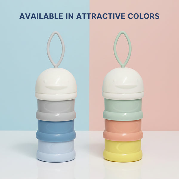 Hopop 3-Layer Stackable Baby Milk Powder & Food Storage Container