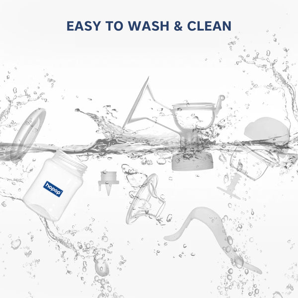 Hopop Manual Breast Pump - Gentle, Portable & Efficient Breastfeeding Support