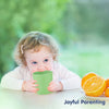 Hopop Silicone Training Cup for Babies and Toddlers - Easy Grip & Spill-Resistant