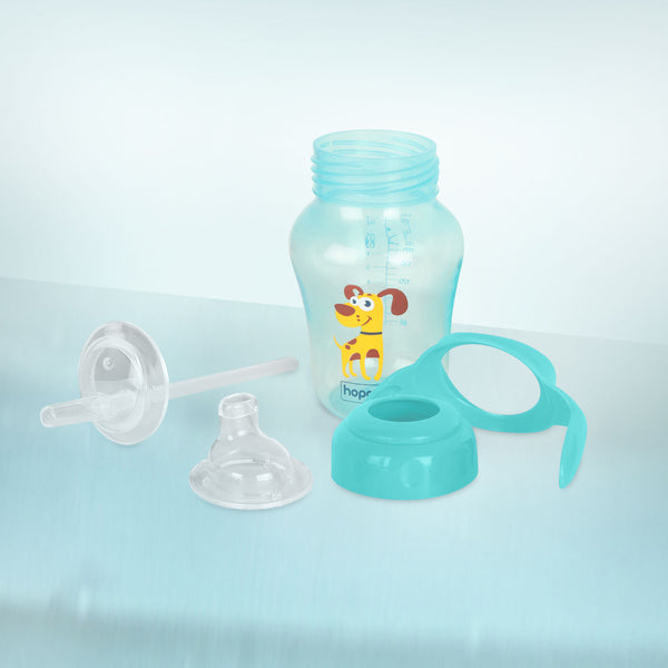 Hopop Spill-Proof Sipper Cup with Spout & Straw - 210ml