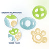 Hopop Multi-Textured, Water-Filled Cooling Teether – Pack of 3