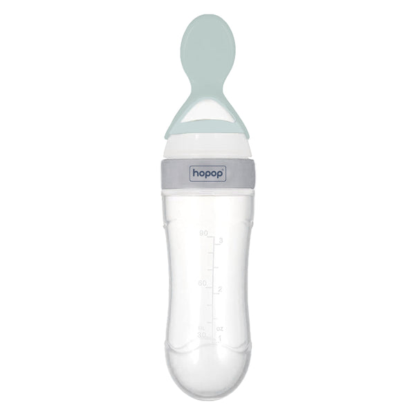 Hopop Soft Squeezy Silicone Spoon Food Feeder for Babies - 90 ml