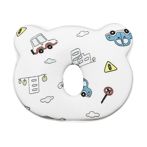 Newborn memory foam pillow for flat head support