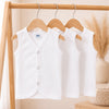 Baby Front Open Thermal Sleeveless Vest Pack of 3