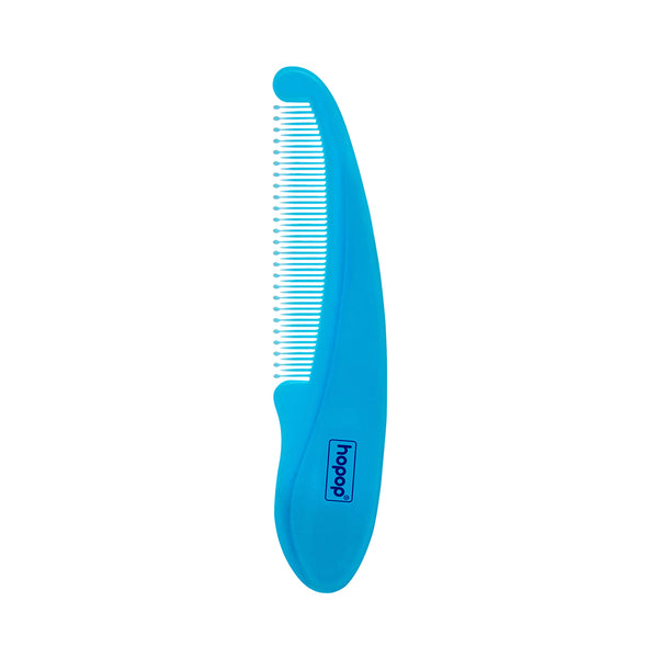 Hopop Baby Rounded Teeth Hair Comb, Safe & Gentle - Blue