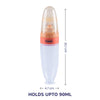Hopop Soft Squeezy Silicone Spoon Food Feeder for Babies - 90ml