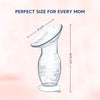 Hopop Natural Fit Silicone Manual Breast Pump - Gentle & Portable