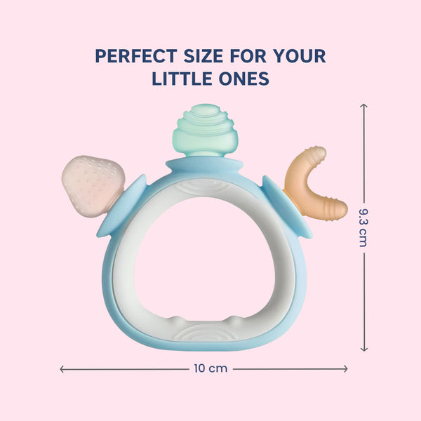 Hopop Silicone Baby Teether, BPA-Free Chew Toy - Assorted