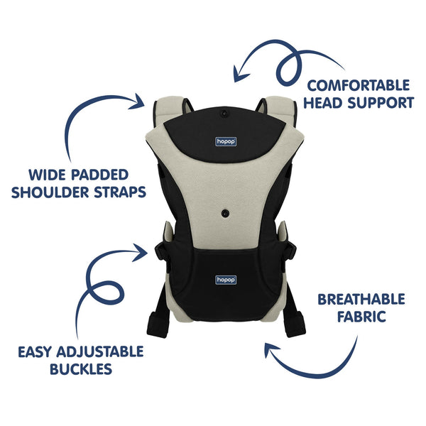 Hopop 3 in 1 Cuddle Me Baby Carrier - Ergonomic & Comfortable