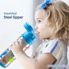 Hopop Insulated Stainless Steel Sipper Water Bottle for Kids - 480ml
