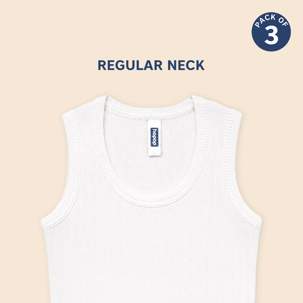 Baby Thermal Sleeveless Inner Vest Pack of 3