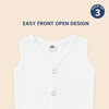 Baby Front Open Thermal Sleeveless Vest Pack of 3