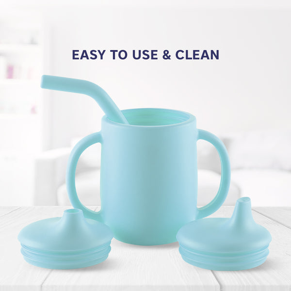 Hopop 3-in-1 Sipper Cup with Spout & Straw - 210ml