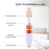 Hopop Soft Squeezy Silicone Spoon Food Feeder for Babies - 90ml