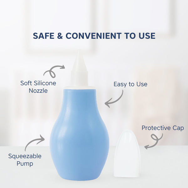 Hopop Soft Tip Baby Nose Cleaner - Gentle & Safe Nasal Aspirator