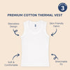 Baby Thermal Sleeveless Inner Vest Pack of 3