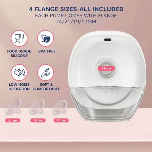 Hopop Hands-Free Electric Breast Pump for Breastfeeding