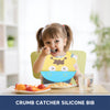 Hopop Easy Clean Crumb Catcher Silicone Bib