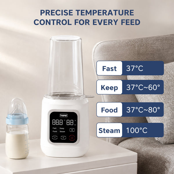 4-in-1 Digital Baby Bottle Warmer & Sterilizer with Smart Touch Control & Adjustable Temperature
