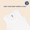 Baby Thermal Sleeveless Inner Vest Pack of 3