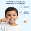 Hopop Soft Baby Toothbrush for Infants & Toddlers (6-36 Months) - Lama Design