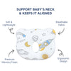 Head Shaping Memory Foam Pillow for Newborns