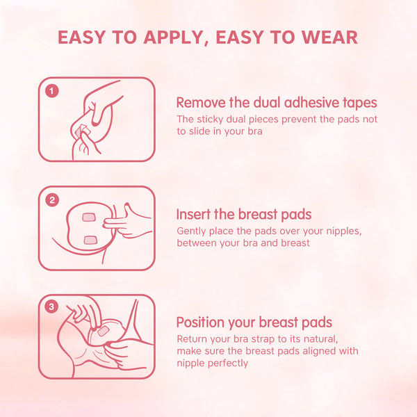 Hopop Disposable Nursing Breast Pads - Soft & Leak-Proof for Moms (30 Pcs)