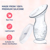 Hopop Natural Fit Silicone Manual Breast Pump - Gentle & Portable