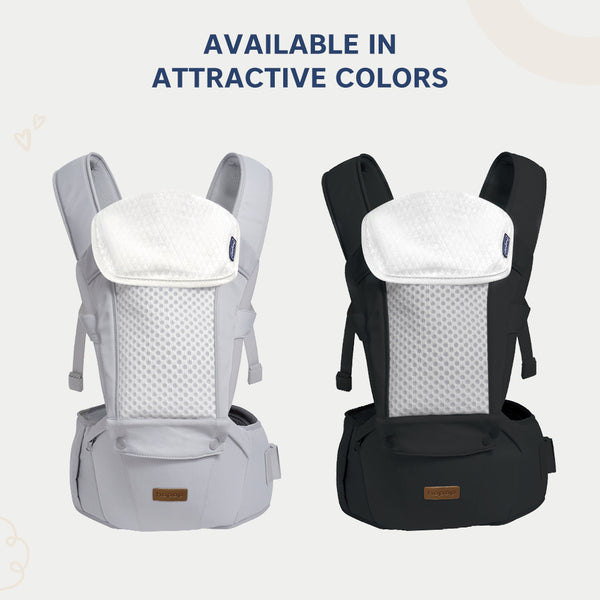 5 in 1 Elegant Hip Seat Baby Carrier for Comfortable Every Journey