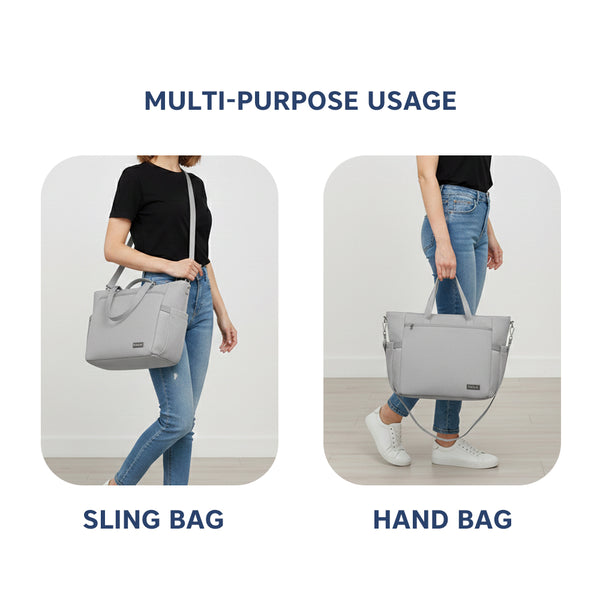 Tote Diaper Bag with Changing Mat