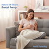 Hopop Natural Fit Silicone Manual Breast Pump - Gentle & Portable