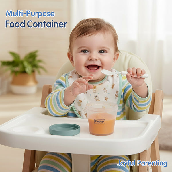 Hopop Baby Multi-Functional Food Storage Containers - Set of 4