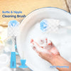 Hopop 2-IN-1 Bottle & Nipple Cleaning Brush with Grooved Handle & Suction Base