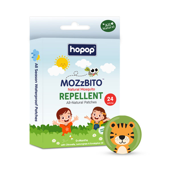 Hopop Mozzbito Natural Mosquito Repellent Patches - 24 Patches