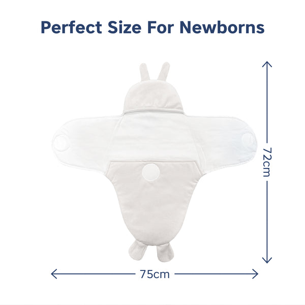 Hopop Baby Soft Fleece Hooded Wrapper Blanket