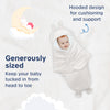Hopop Baby Soft Fleece Hooded Wrapper Blanket