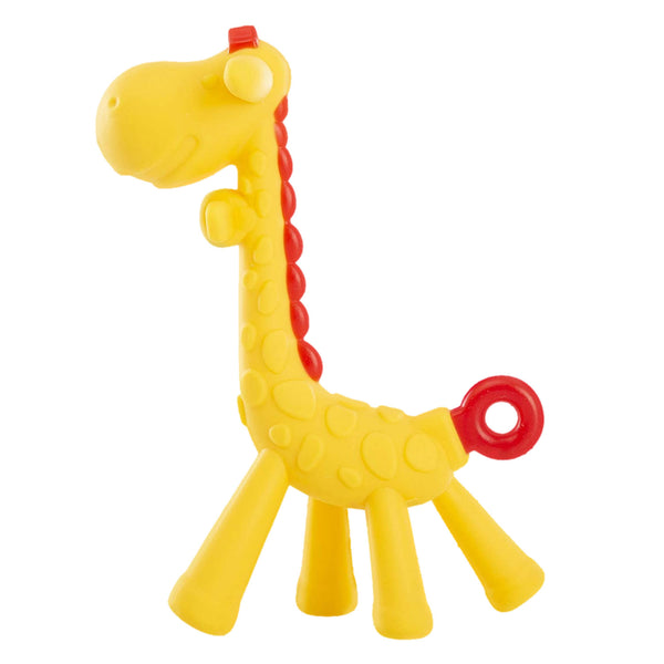 Hopop Silicone Giraffe Teether for Baby – Safe & Soothing Teething Toy