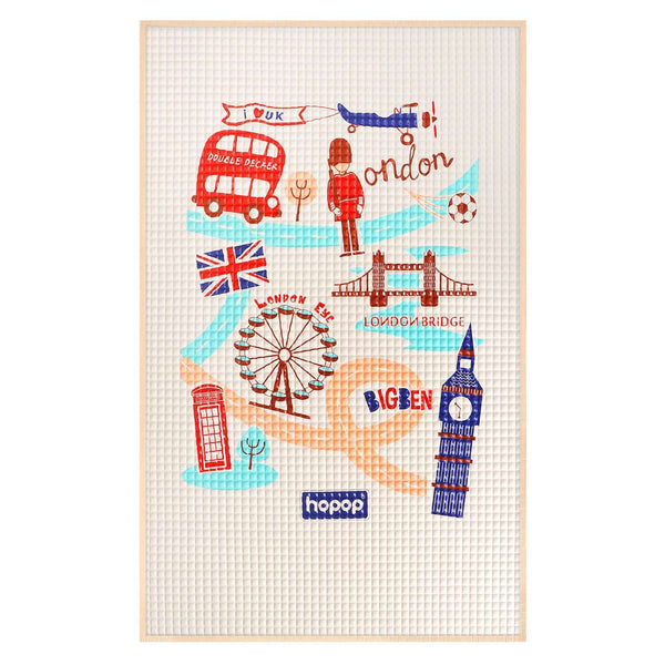 Hopop Multipurpose Baby Massage Mat | Waterproof Diaper Changing Mat - London