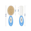 Hopop Baby Natural Bristle Hair Brush & Rounded Teeth Comb Set