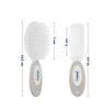 Hopop Baby Soft Bristle Hair Brush & Rounded Teeth Comb Set