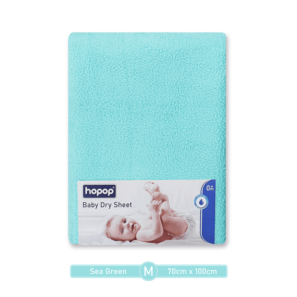 Hopop Waterproof Baby Bed Protector / Quick Dry Sheet - Medium Size