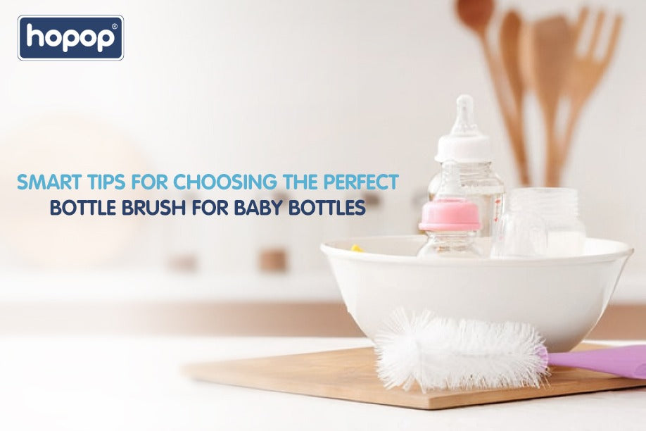 Choosing the Right Bottle Brush for Your Baby Bottles - hopop.in